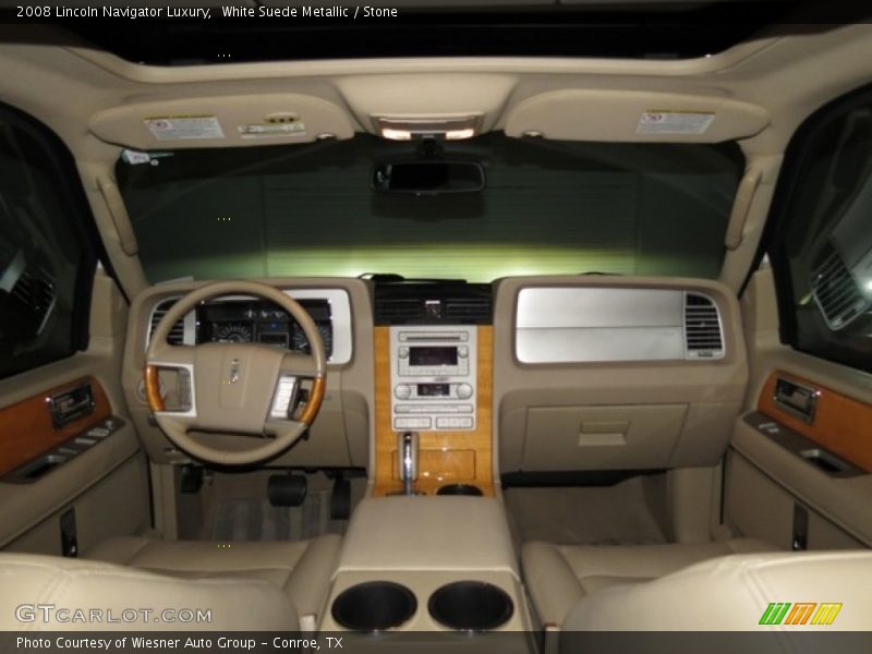 White Suede Metallic / Stone 2008 Lincoln Navigator Luxury