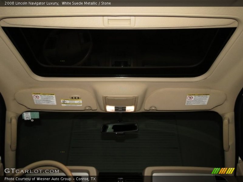 White Suede Metallic / Stone 2008 Lincoln Navigator Luxury