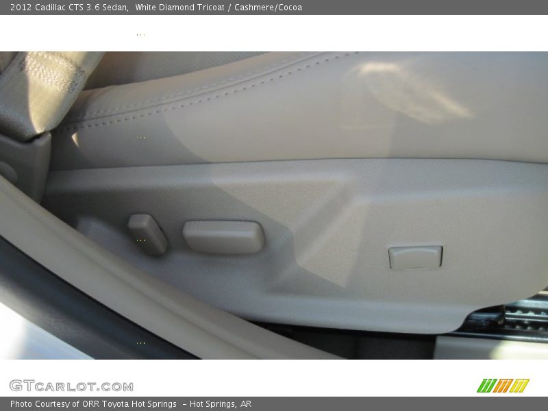White Diamond Tricoat / Cashmere/Cocoa 2012 Cadillac CTS 3.6 Sedan