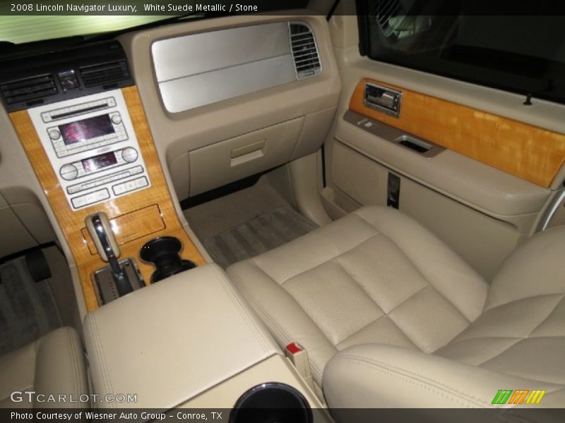 White Suede Metallic / Stone 2008 Lincoln Navigator Luxury