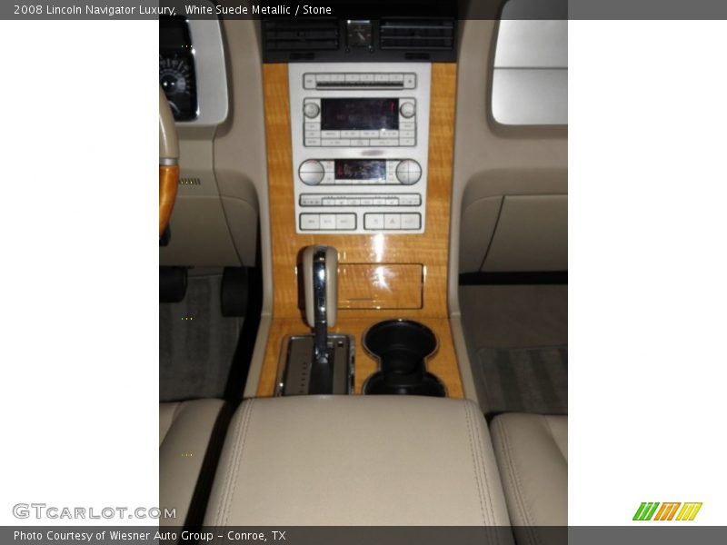White Suede Metallic / Stone 2008 Lincoln Navigator Luxury