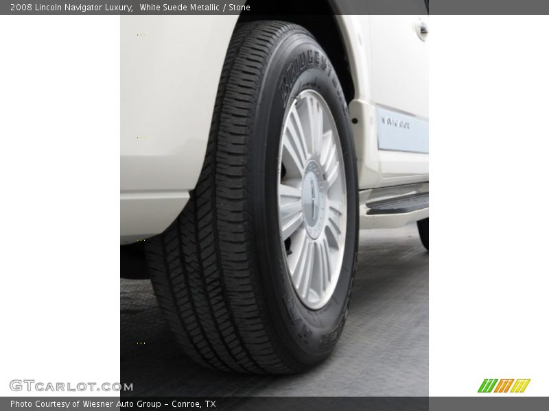 White Suede Metallic / Stone 2008 Lincoln Navigator Luxury
