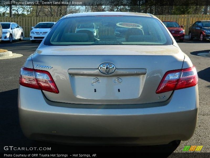 Desert Sand Mica / Bisque 2007 Toyota Camry LE
