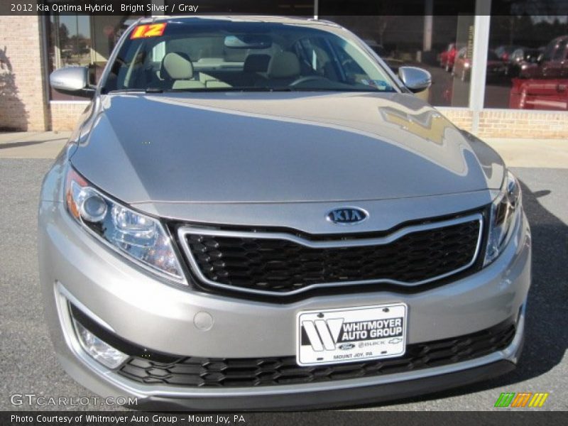 Bright Silver / Gray 2012 Kia Optima Hybrid