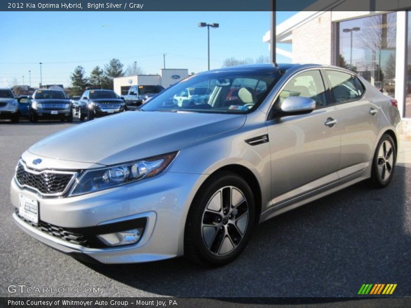 Bright Silver / Gray 2012 Kia Optima Hybrid