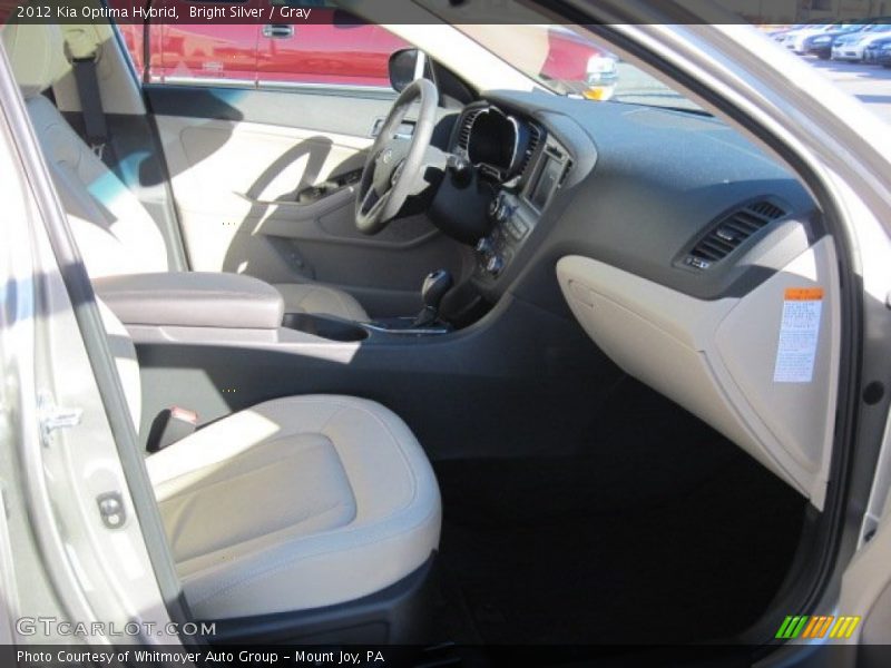Bright Silver / Gray 2012 Kia Optima Hybrid