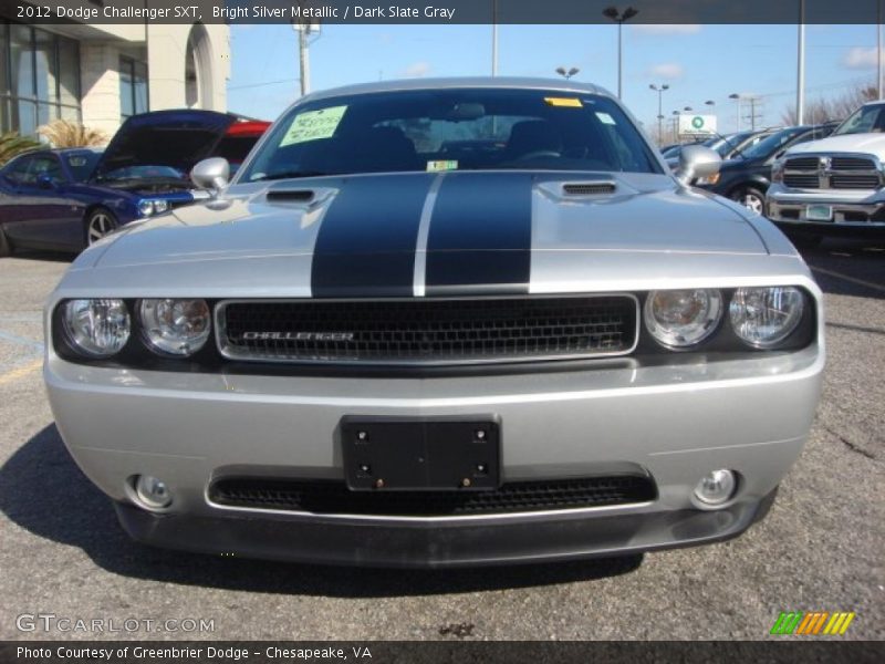Bright Silver Metallic / Dark Slate Gray 2012 Dodge Challenger SXT