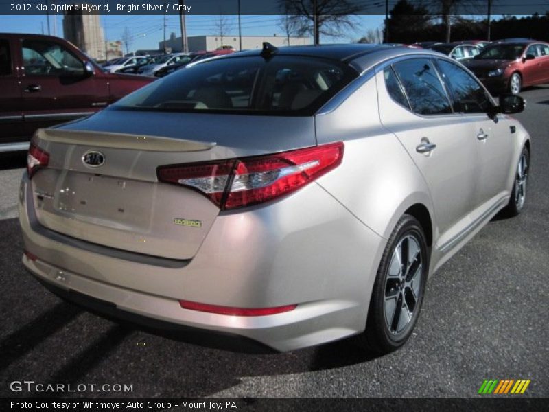 Bright Silver / Gray 2012 Kia Optima Hybrid
