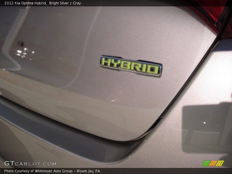 Bright Silver / Gray 2012 Kia Optima Hybrid