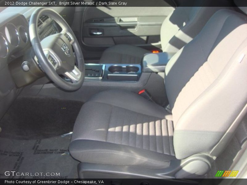 Bright Silver Metallic / Dark Slate Gray 2012 Dodge Challenger SXT