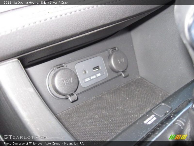Bright Silver / Gray 2012 Kia Optima Hybrid
