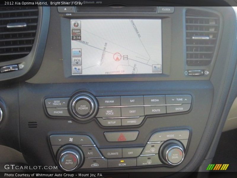 Bright Silver / Gray 2012 Kia Optima Hybrid