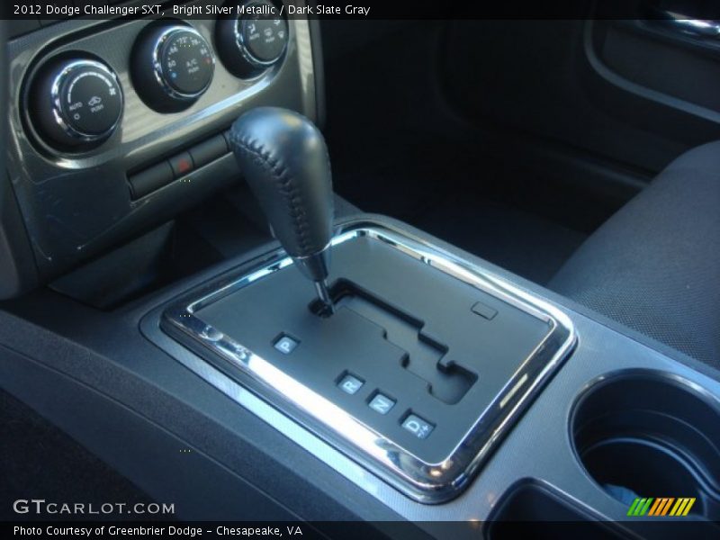 Bright Silver Metallic / Dark Slate Gray 2012 Dodge Challenger SXT