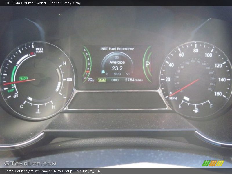 Bright Silver / Gray 2012 Kia Optima Hybrid