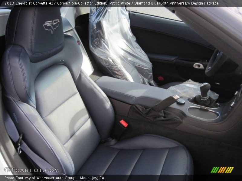  2013 Corvette 427 Convertible Collector Edition Diamond Blue/60th Anniversary Design Package Interior