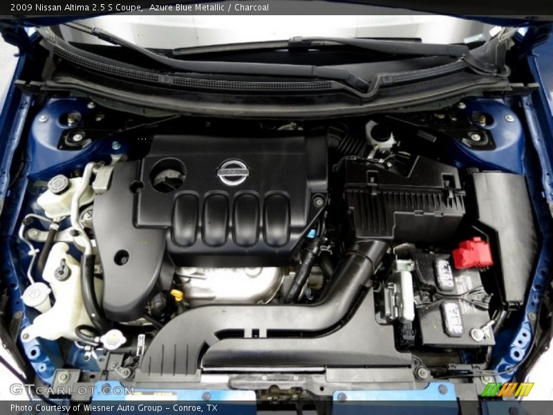 Azure Blue Metallic / Charcoal 2009 Nissan Altima 2.5 S Coupe