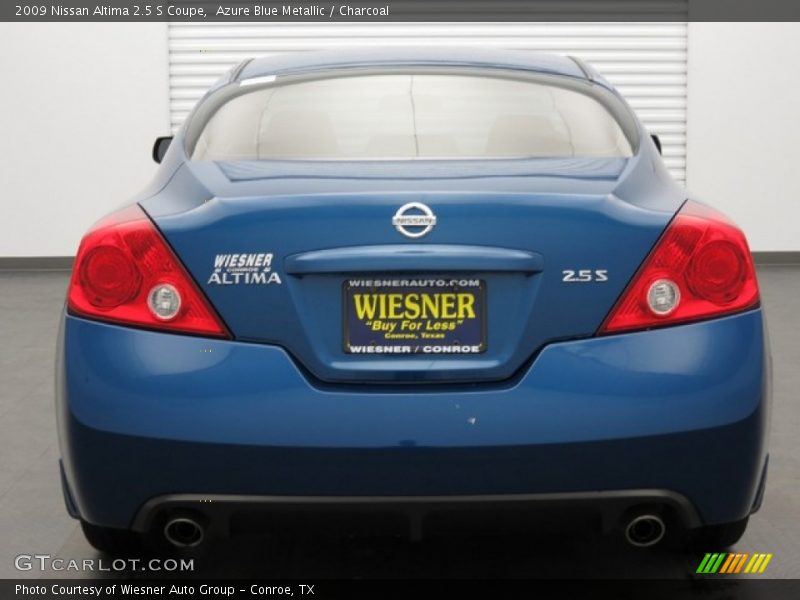 Azure Blue Metallic / Charcoal 2009 Nissan Altima 2.5 S Coupe