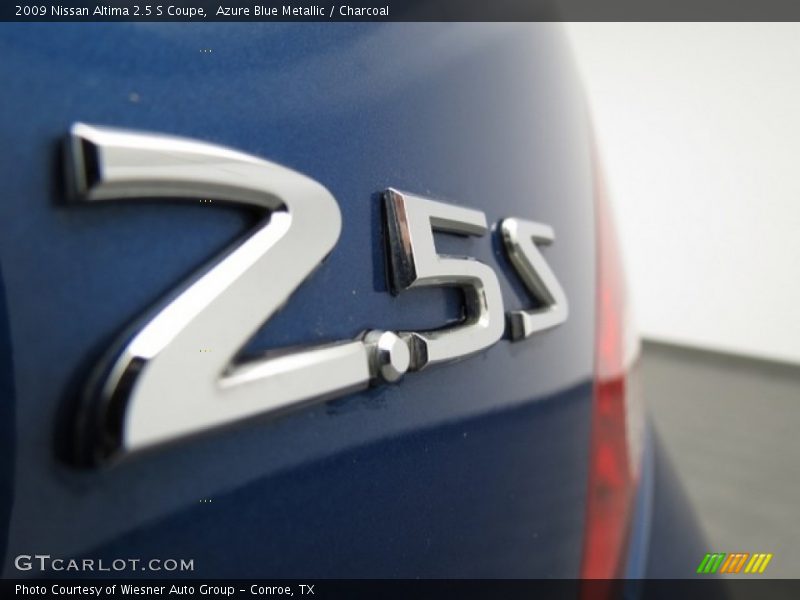 Azure Blue Metallic / Charcoal 2009 Nissan Altima 2.5 S Coupe