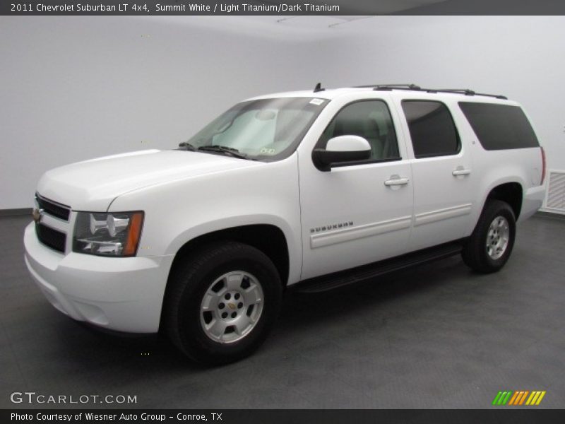 Summit White / Light Titanium/Dark Titanium 2011 Chevrolet Suburban LT 4x4