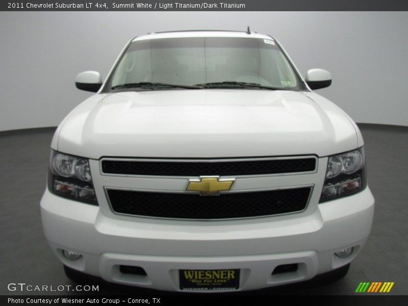 Summit White / Light Titanium/Dark Titanium 2011 Chevrolet Suburban LT 4x4