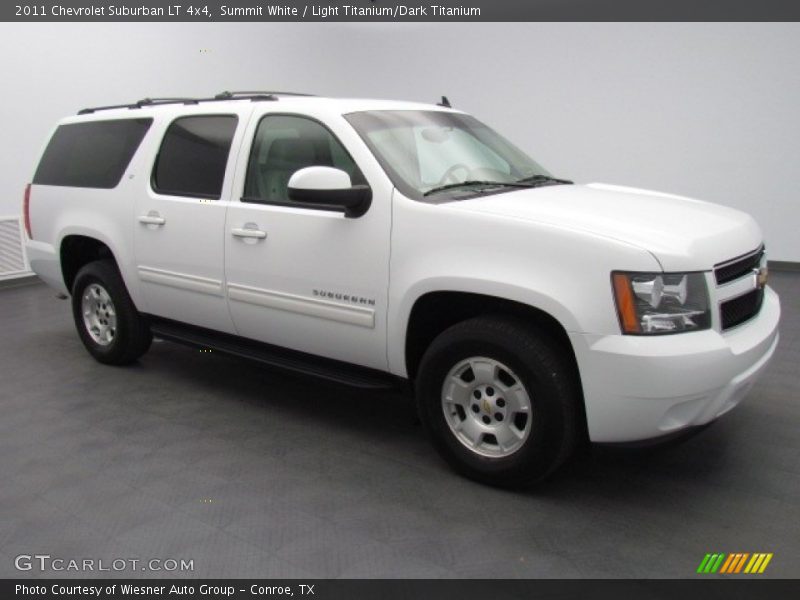 Summit White / Light Titanium/Dark Titanium 2011 Chevrolet Suburban LT 4x4