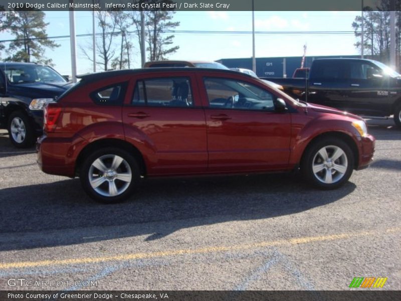 Inferno Red Crystal Pearl / Dark Slate Gray 2010 Dodge Caliber Mainstreet