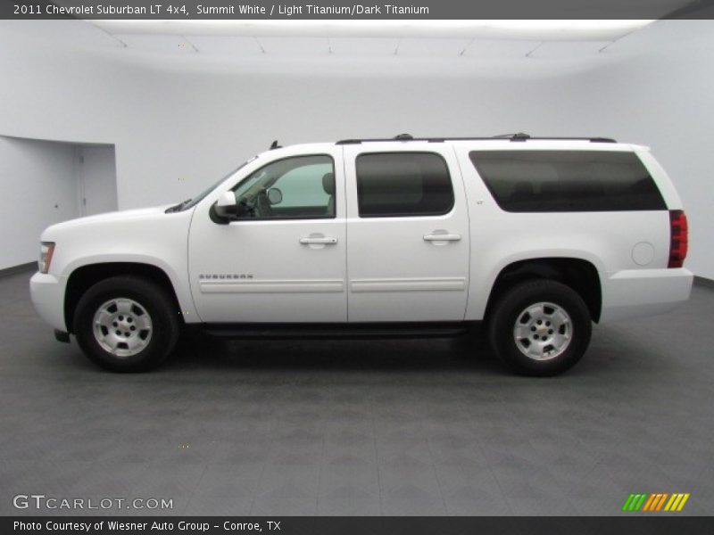 Summit White / Light Titanium/Dark Titanium 2011 Chevrolet Suburban LT 4x4