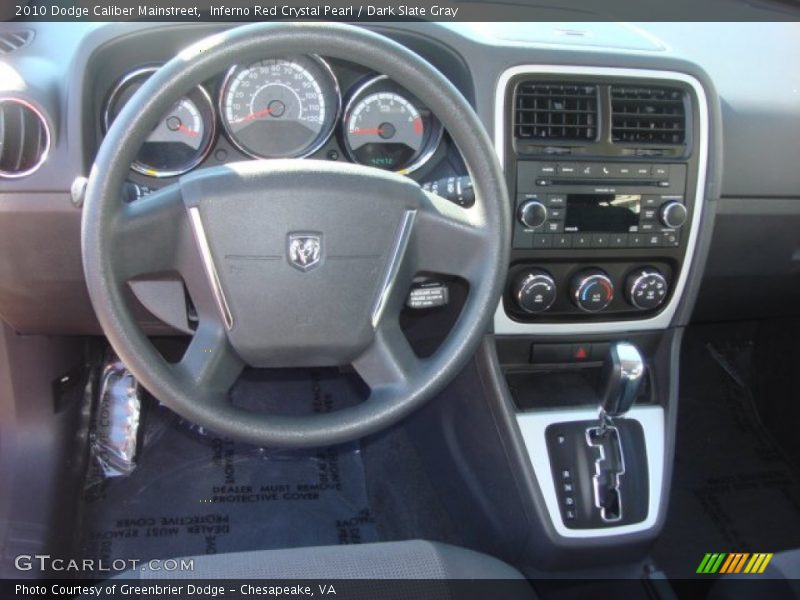 Inferno Red Crystal Pearl / Dark Slate Gray 2010 Dodge Caliber Mainstreet