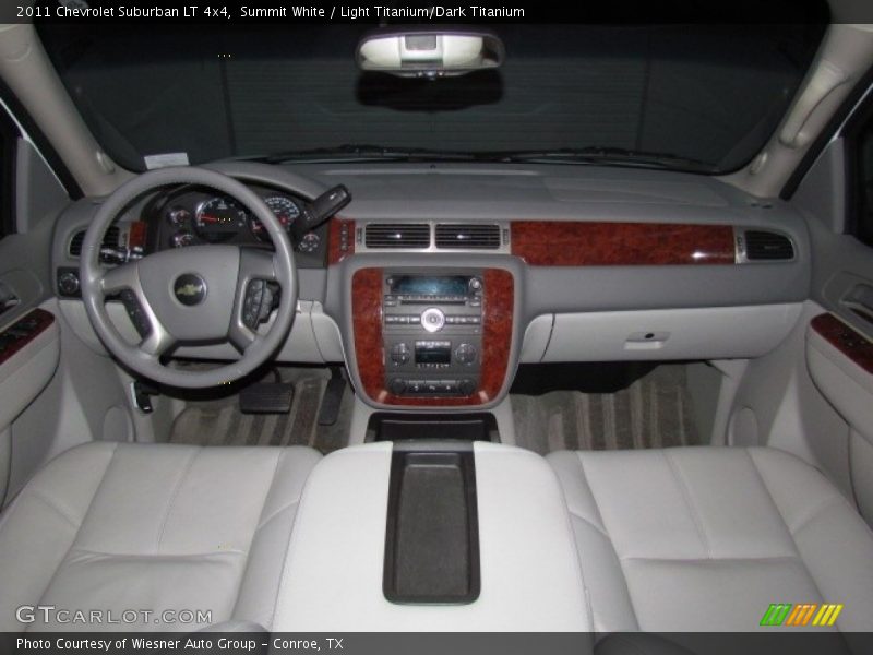 Summit White / Light Titanium/Dark Titanium 2011 Chevrolet Suburban LT 4x4