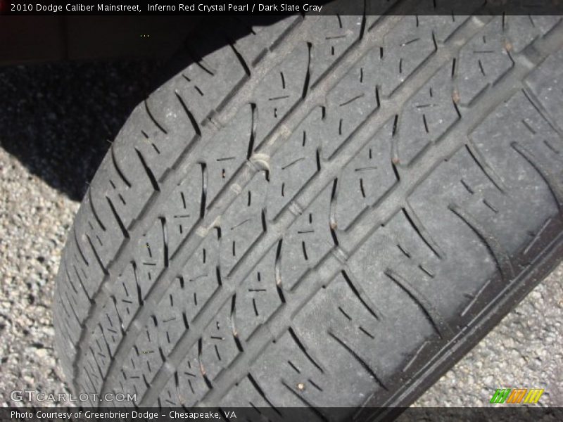 Inferno Red Crystal Pearl / Dark Slate Gray 2010 Dodge Caliber Mainstreet