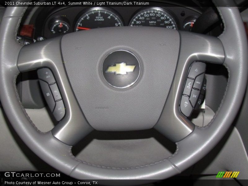 Summit White / Light Titanium/Dark Titanium 2011 Chevrolet Suburban LT 4x4