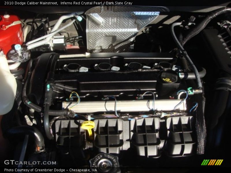Inferno Red Crystal Pearl / Dark Slate Gray 2010 Dodge Caliber Mainstreet