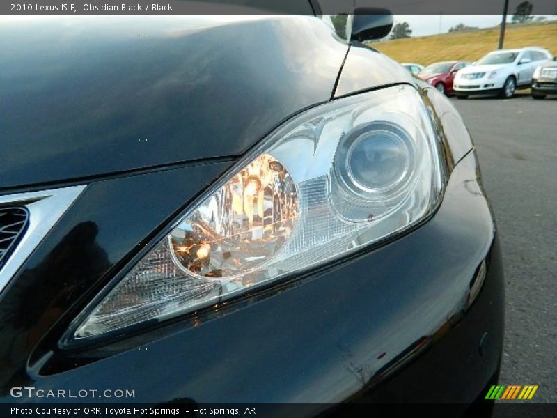 Obsidian Black / Black 2010 Lexus IS F