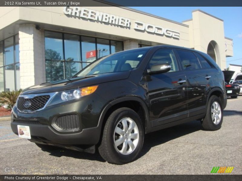 Tuscan Olive / Beige 2012 Kia Sorento LX