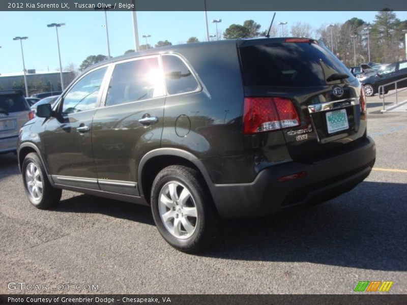Tuscan Olive / Beige 2012 Kia Sorento LX