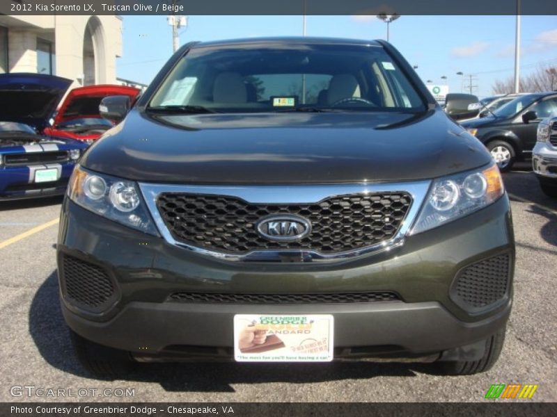 Tuscan Olive / Beige 2012 Kia Sorento LX