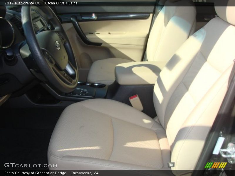 Tuscan Olive / Beige 2012 Kia Sorento LX