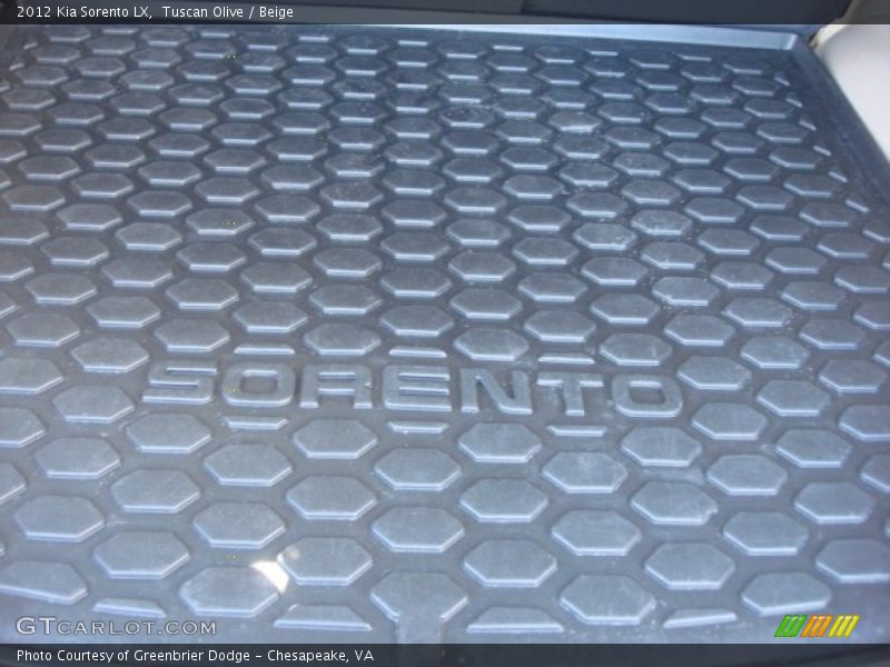 Tuscan Olive / Beige 2012 Kia Sorento LX
