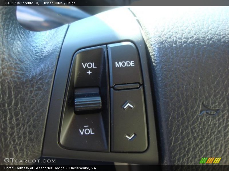 Tuscan Olive / Beige 2012 Kia Sorento LX