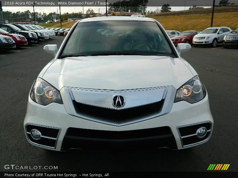 White Diamond Pearl / Taupe 2010 Acura RDX Technology