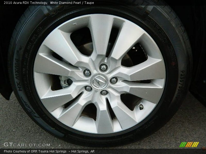 White Diamond Pearl / Taupe 2010 Acura RDX Technology