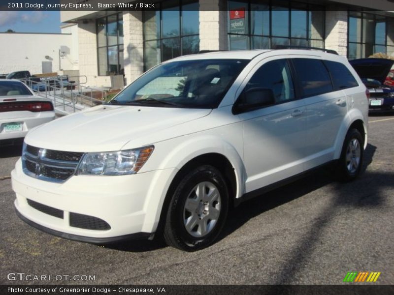 Bianco White / Black 2011 Dodge Journey Express