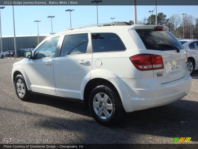 Bianco White / Black 2011 Dodge Journey Express