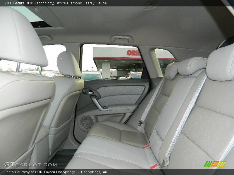 White Diamond Pearl / Taupe 2010 Acura RDX Technology