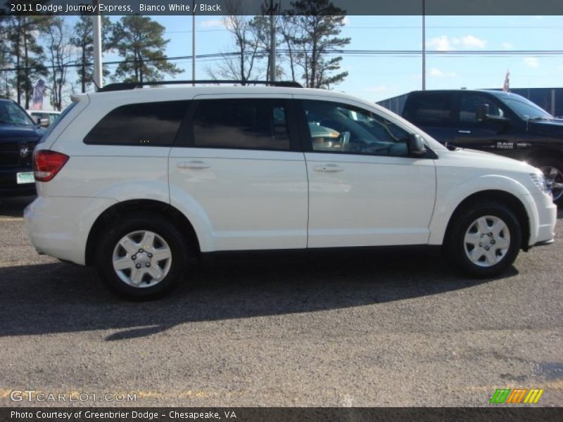 Bianco White / Black 2011 Dodge Journey Express