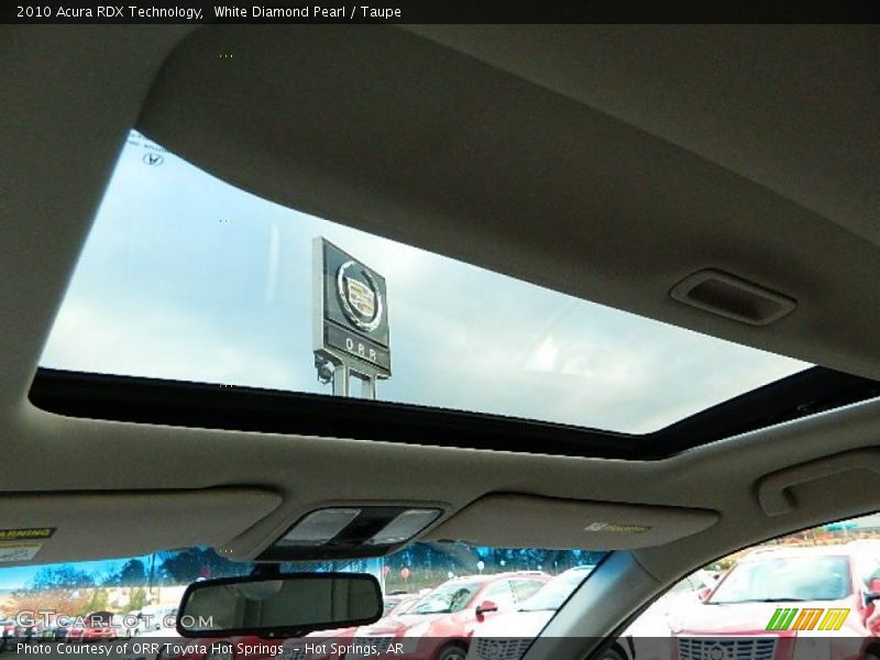 White Diamond Pearl / Taupe 2010 Acura RDX Technology