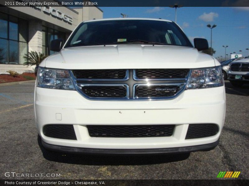 Bianco White / Black 2011 Dodge Journey Express