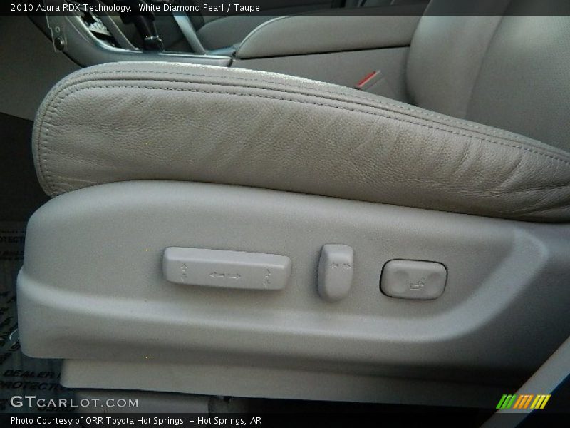 White Diamond Pearl / Taupe 2010 Acura RDX Technology