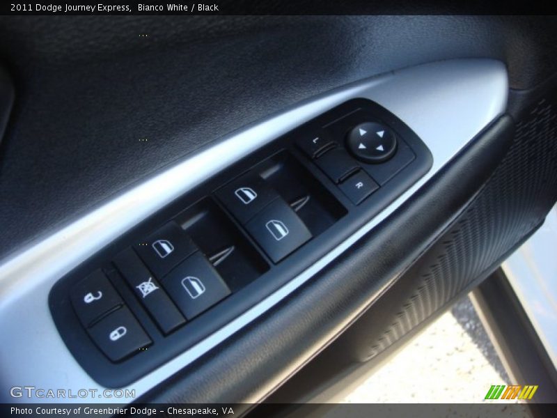 Bianco White / Black 2011 Dodge Journey Express