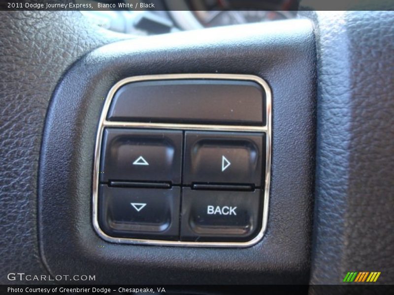 Bianco White / Black 2011 Dodge Journey Express